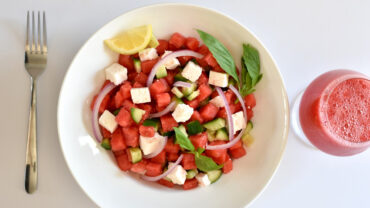 סלט אבטיח ובולגרית